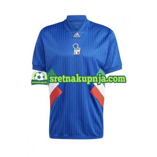 Muškarci Domaći Home Dresova Italija Icon Retro 2022-2023 Kratkih Rukava