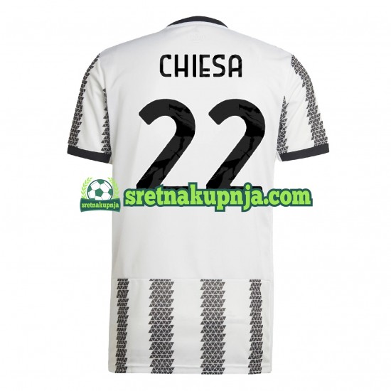 Muškarci Domaći Home Dresova Juventus Chiesa 22 2022-2023 Kratkih Rukava
