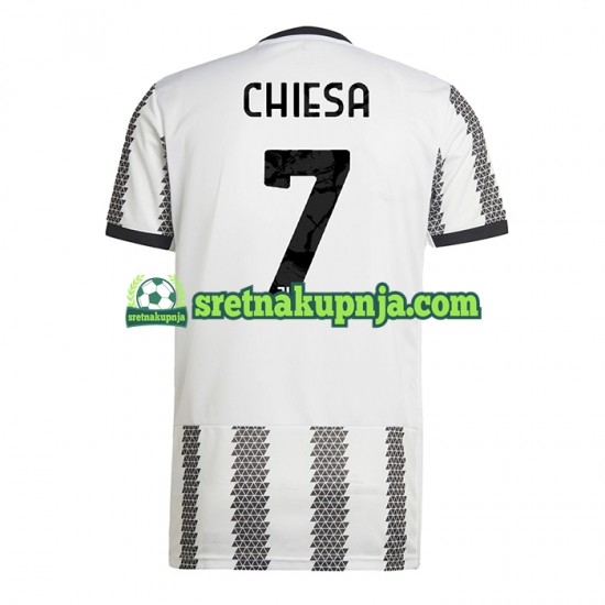 Muškarci Domaći Home Dresova Juventus Chiesa 7 2022-2023 Kratkih Rukava