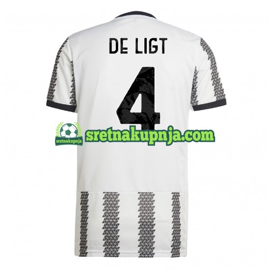 Muškarci Domaći Home Dresova Juventus De Ligt 4 2022-2023 Kratkih Rukava