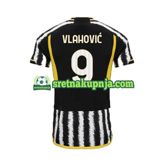 Muškarci Domaći Home Dresova SAD Juventus Dn Vlahovic 9 2023-2024 Kratkih Rukava