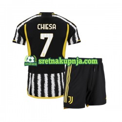 Dječja Domaći Home Dresova Juventus Federico Chiesa 7 2023-2024 Kratkih Rukava Dječja Domaći Home Dresova Juventus Federico Chiesa 7 2023-2024 Kratkih Rukava