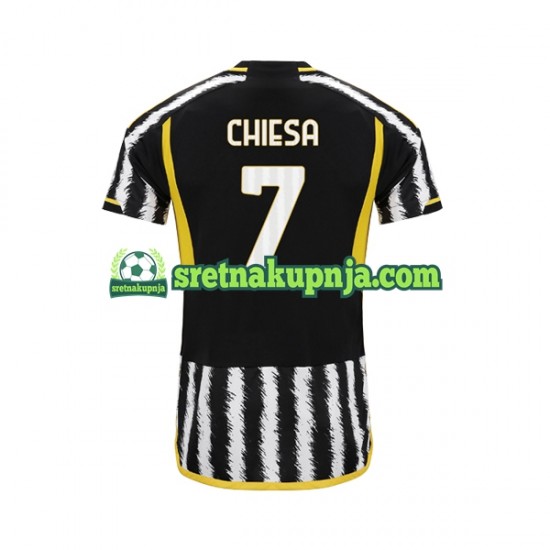 Muškarci Domaći Home Dresova Juventus Federico Chiesa 7 2023-2024 Kratkih Rukava