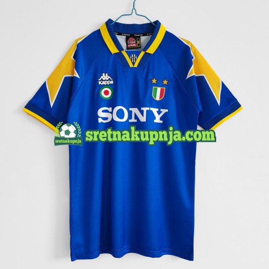 Muškarci Gostujući Away Dresova Juventus Retro 1995-1996 Kratkih Rukava