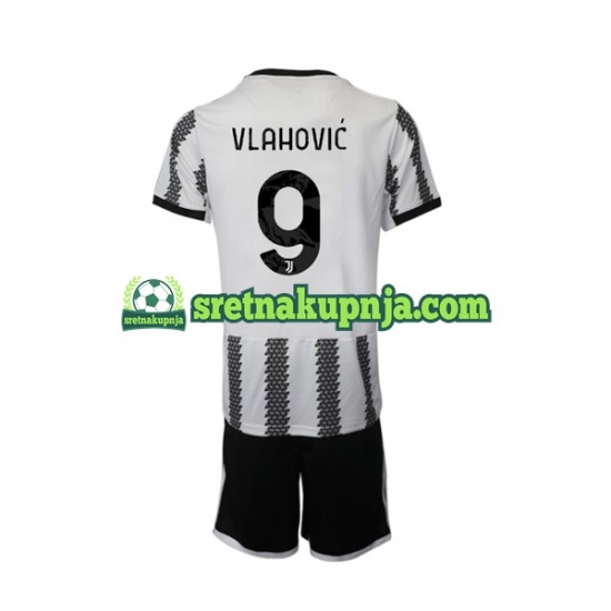 Dječja Domaći Home Dresova Juventus Vlahovic 9 2022-2023 Kratkih Rukava