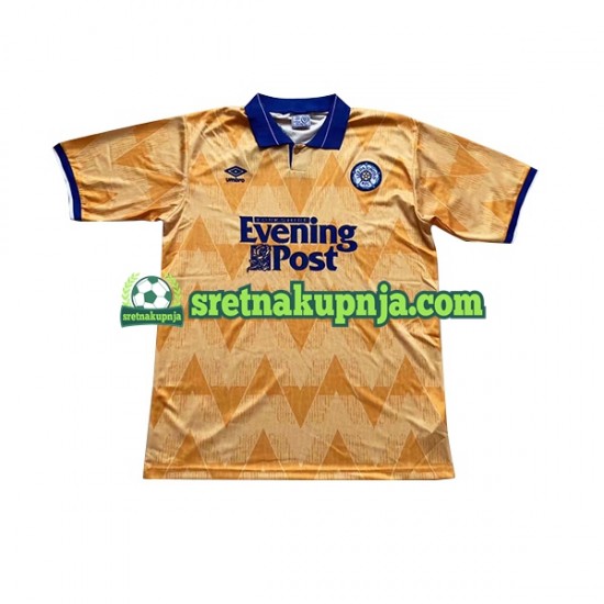 Muškarci Gostujući Away Dresova Leeds United Retro 1991-1992 Kratkih Rukava