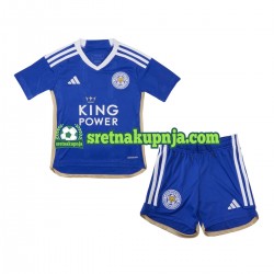 Dječja Domaći Home Dresova Leicester City 2023-2024 Kratkih Rukava