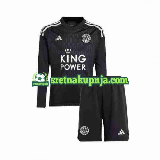 Dječja Treći Golmanski Dresova Leicester City 2023-2024 Dugim Rukavima