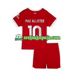 Dječja Domaći Home Dresova Liverpool Alexis Mac Allister 10 2023-2024 Kratkih Rukava