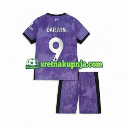 Dječja Treći Dresova Liverpool Darwin Nunez 9 2023-2024 Kratkih Rukava