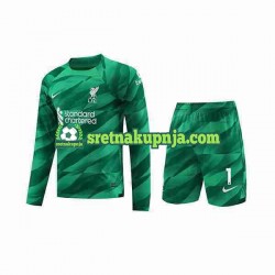 Dječja Domaći Home Golmanski Dresova Liverpool A.Becker 1 2023-2024 Dugim Rukavima