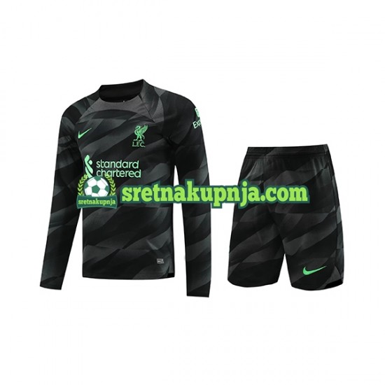Dječja Gostujući Away Golmanski Dresova Liverpool 2023-2024 Dugim Rukavima