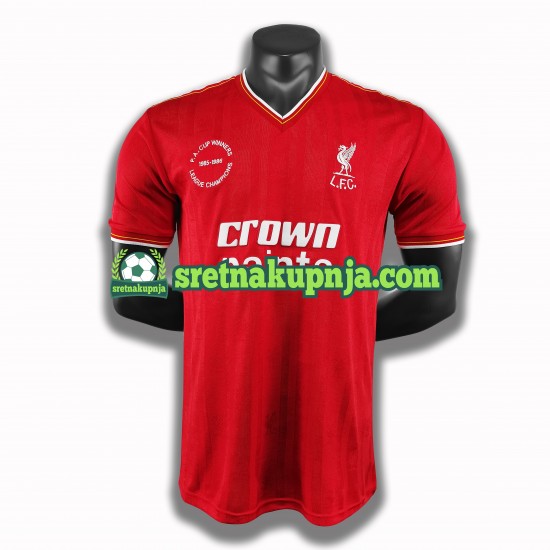 Muškarci Domaći Home Dresova Liverpool Retro 1985-1986 Kratkih Rukava