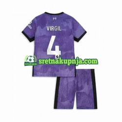 Dječja Treći Dresova Liverpool Virgil van Dijk 4 2023-2024 Kratkih Rukava