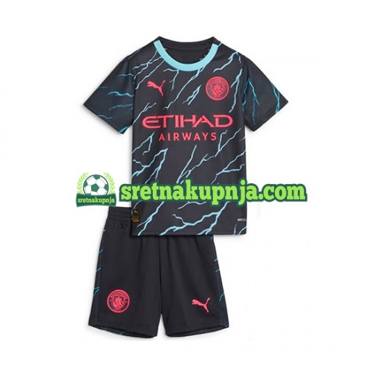 Dječja Treći Dresova Manchester City 2023-2024 Kratkih Rukava