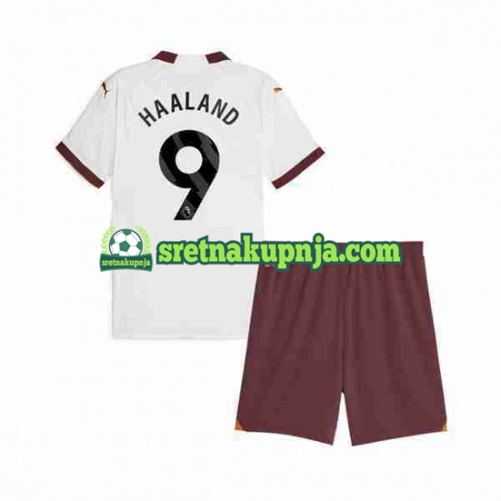 Dječja Gostujući Away Dresova Manchester City Erling Haaland 9 2023-2024 Kratkih Rukava
