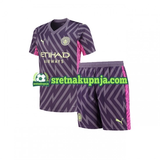 Dječja Gostujući Away Golmanski Dresova Manchester City 2023-2024 Kratkih Rukava