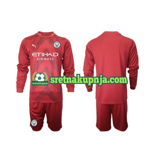 Dječja Domaći Home Golmanski Dresova Manchester City 2022-2023 Dugim Rukavima