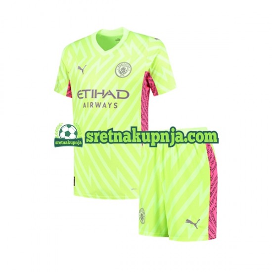 Dječja Treći Golmanski Dresova Manchester City 2023-2024 Kratkih Rukava