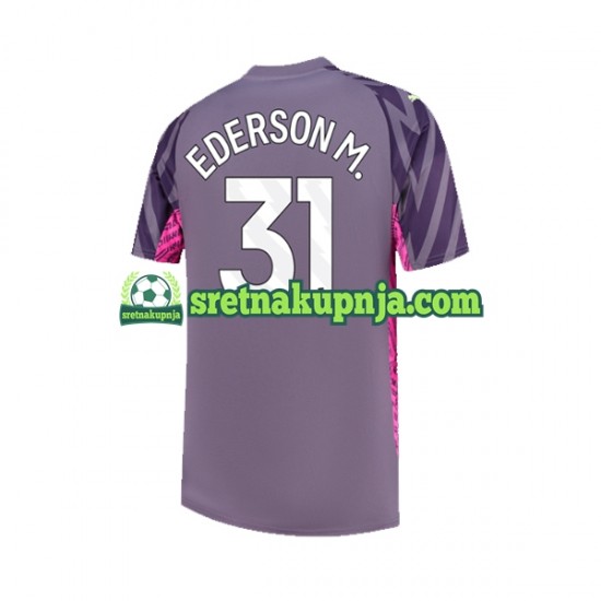 Muškarci Gostujući Away Golmanski Dresova Manchester City Ederson Moraes 31 2023-2024 Kratkih Rukava