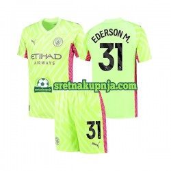 Dječja Treći Golmanski Dresova Manchester City Ederson Moraes 31 2023-2024 Kratkih Rukava