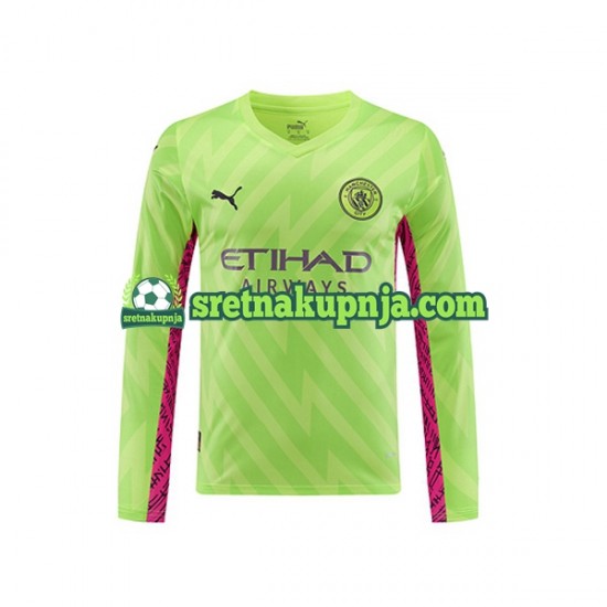 Muškarci Treći Golmanski Dresova Manchester City 2023-2024 Dugim Rukavima