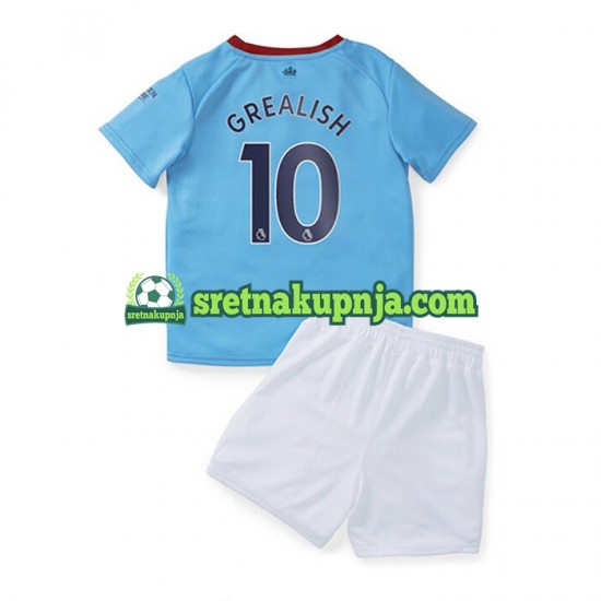 Dječja Domaći Home Dresova Manchester City Grealish 10 2022-2023 Kratkih Rukava