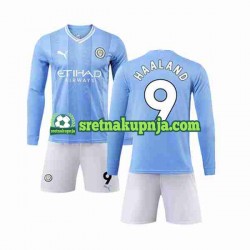Dječja Domaći Home Dresova Manchester City Haaland 9 2023-2024 Dugim Rukavima