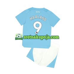 Dječja Domaći Home Dresova Manchester City Haaland 9 2023-2024 Kratkih Rukava