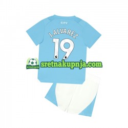 Dječja Domaći Home Dresova Manchester City J. ALVAREZ 19 2023-2024 Kratkih Rukava