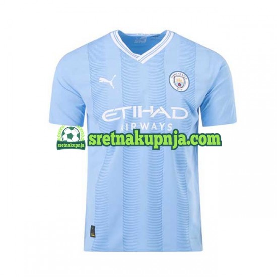 Muškarci Domaći Home Dresova Manchester City J. ALVAREZ 19 2023-2024 Kratkih Rukava