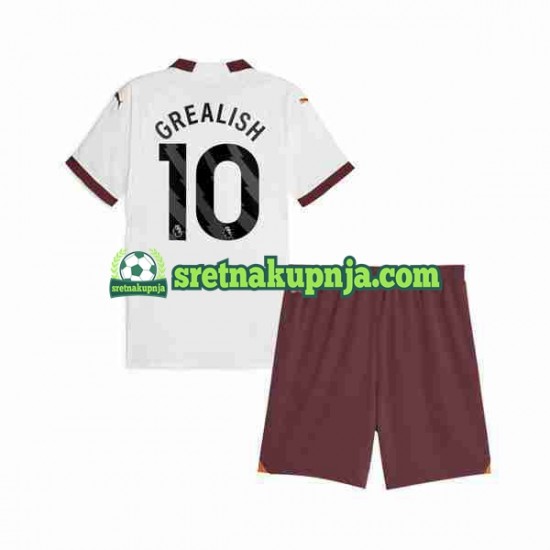 Dječja Gostujući Away Dresova Manchester City Jack Grealish 10 2023-2024 Kratkih Rukava