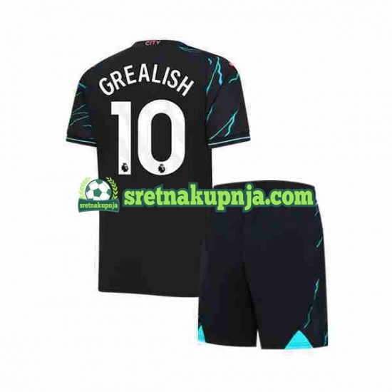 Dječja Treći Dresova Manchester City Jack Grealish 10 2023-2024 Kratkih Rukava