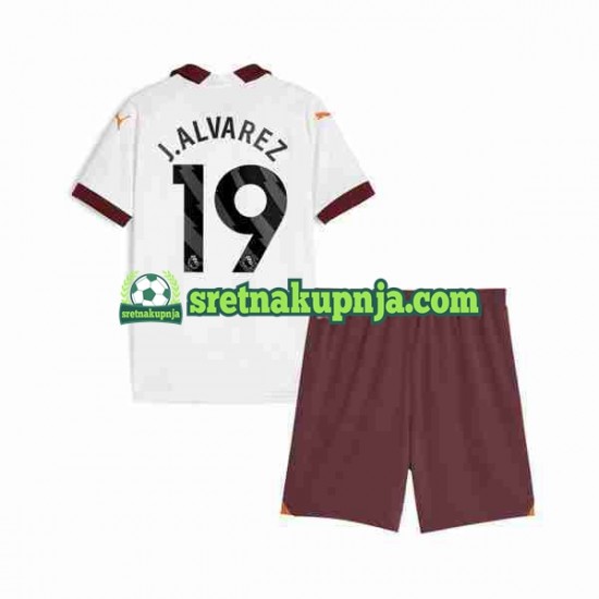 Dječja Gostujući Away Dresova Manchester City Julian Alvarez 19 2023-2024 Kratkih Rukava