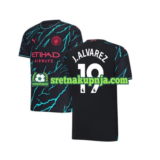 Muškarci Treći Dresova Manchester City Julian Alvarez 19 2023-2024 Kratkih Rukava