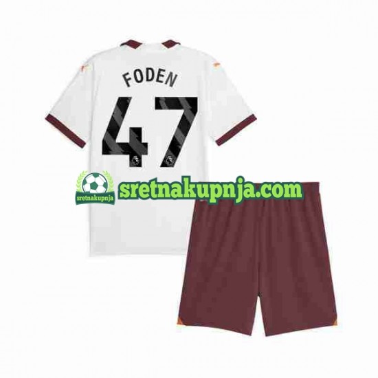 Dječja Gostujući Away Dresova Manchester City Phil Foden 47 2023-2024 Kratkih Rukava