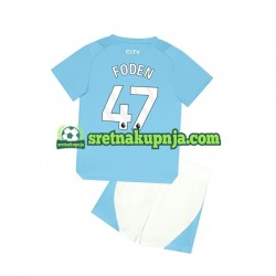 Dječja Domaći Home Dresova Manchester City Phil Foden 47 2023-2024 Kratkih Rukava