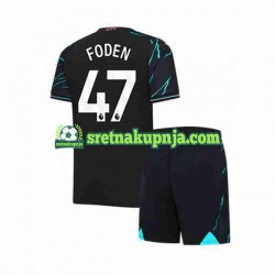 Dječja Treći Dresova Manchester City Phil Foden 47 2023-2024 Kratkih Rukava