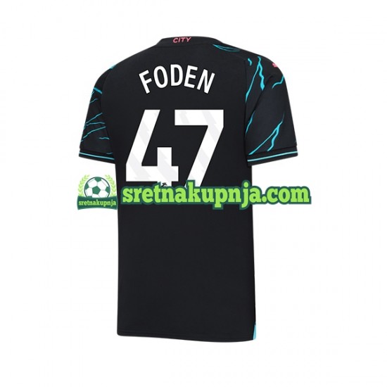 Muškarci Treći Dresova Manchester City Phil Foden 47 2023-2024 Kratkih Rukava