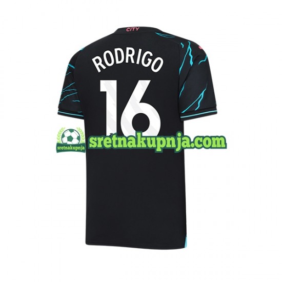 Muškarci Treći Dresova Manchester City Rodri Hernandez 16 2023-2024 Kratkih Rukava