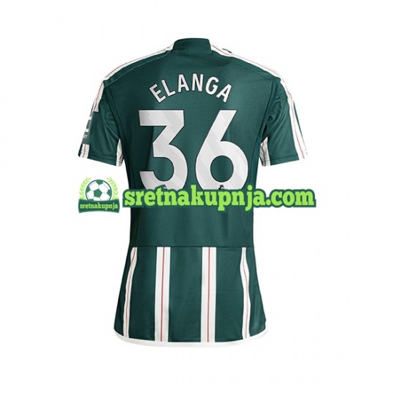 Muškarci Gostujući Away Dresova Manchester United Anthony Elanga 36 2023-2024 Kratkih Rukava