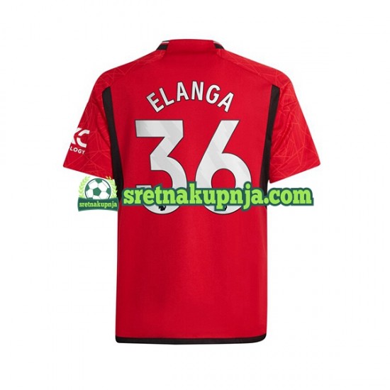 Muškarci Domaći Home Dresova Manchester United Anthony Elanga 36 2023-2024 Kratkih Rukava