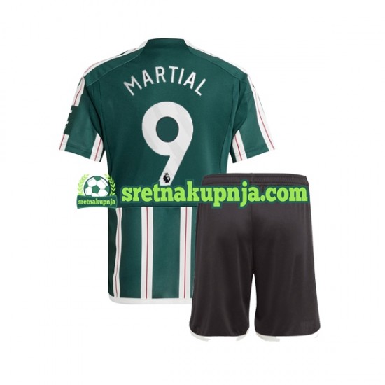 Dječja Gostujući Away Dresova Manchester United Anthony Martial 9 2023-2024 Kratkih Rukava