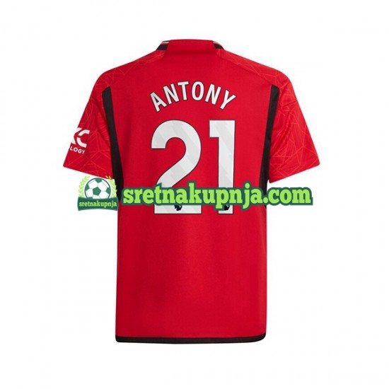 Muškarci Domaći Home Dresova Manchester United Antony Matheus 21 2023-2024 Kratkih Rukava