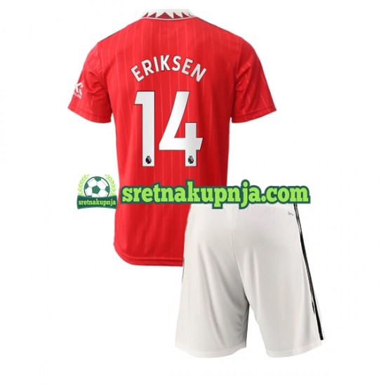 Dječja Domaći Home Dresova Manchester United Christian Eriksen 14 2022-2023 Kratkih Rukava