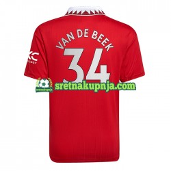 Muškarci Domaći Home Dresova Manchester United Donny van de Beek 34 2022-2023 Kratkih Rukava