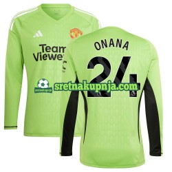 Muškarci Domaći Home Golmanski Dresova Manchester United Andre Onana 24 2023-2024 Dugim Rukavima
