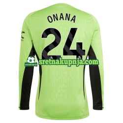 Muškarci Domaći Home Golmanski Dresova Manchester United Andre Onana 24 2023-2024 Dugim Rukavima