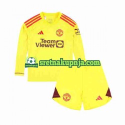 Dječja Domaći Home Golmanski Dresova Manchester United 2023-2024 Dugim Rukavima