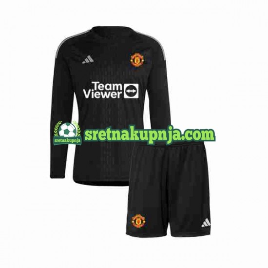 Dječja Treći Golmanski Dresova Manchester United 2023-2024 Dugim Rukavima